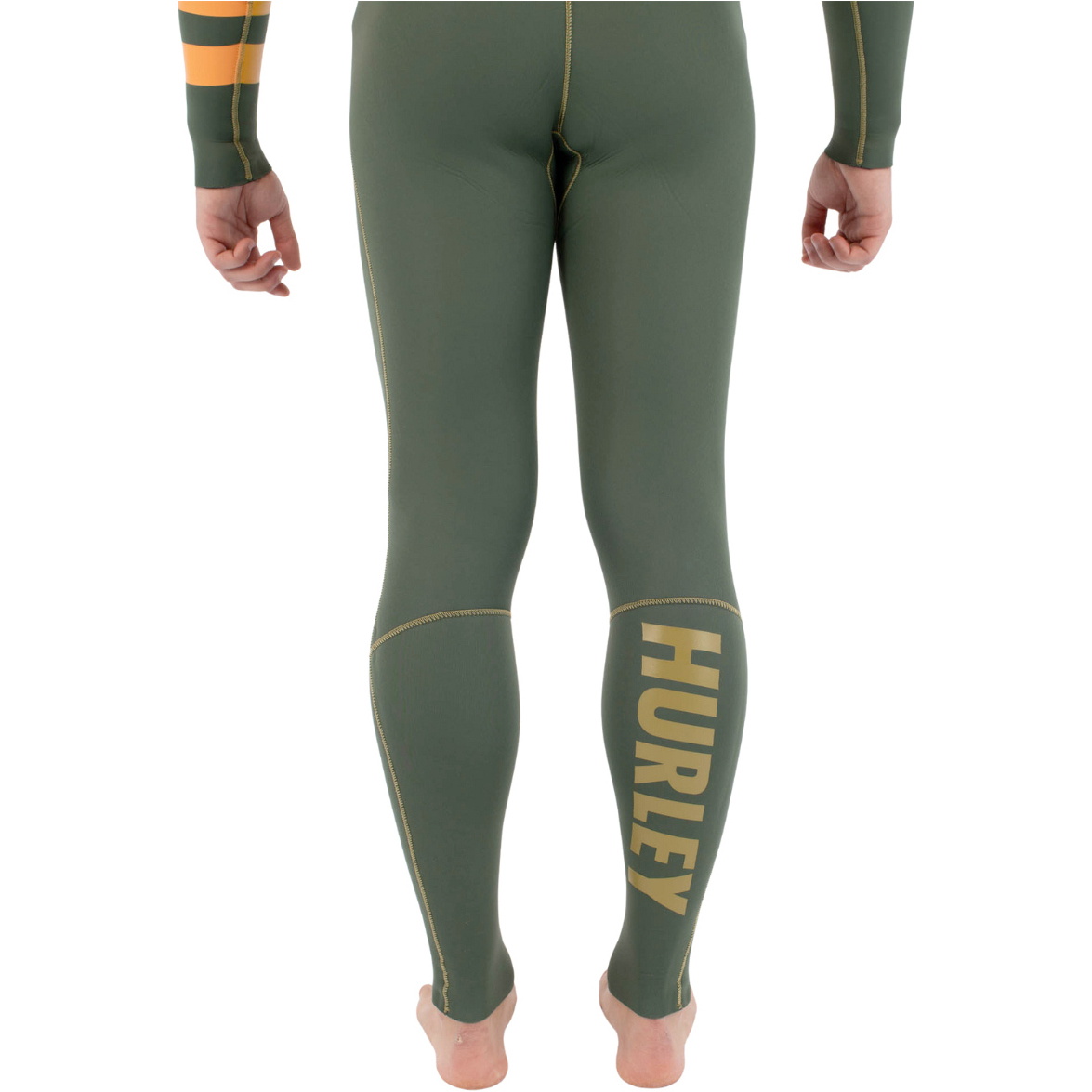 2025 Hurley Mens Advant 4/3mm Back Zip Wetsuit MFS0000403 - Cargo